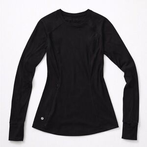 Lululemon Black Long Sleeve Top (running)